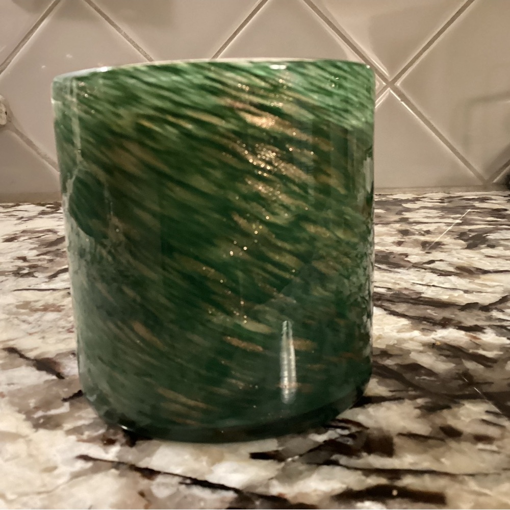 Lafco Emerald Swirl Glass Candle